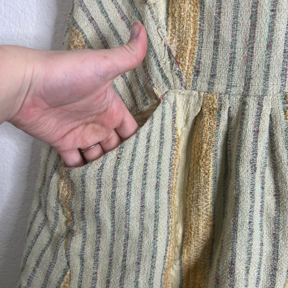 Free People Yellow & Green mini dress - Picture 6 of 11
